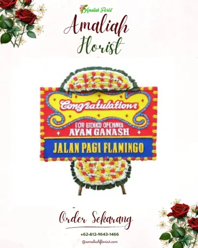 Bunga Papan Congratulation di Patalan